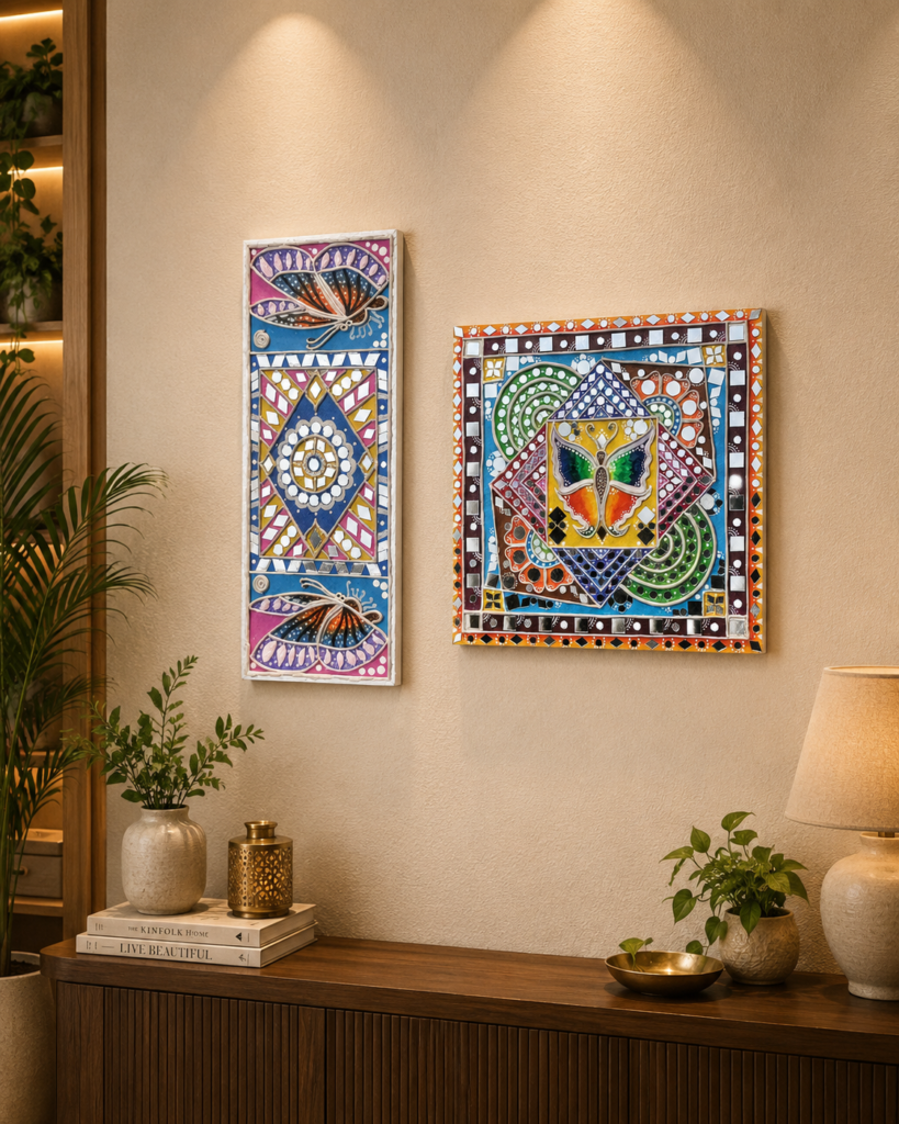 Lippan Art Set, handmade by Shree Art Studio