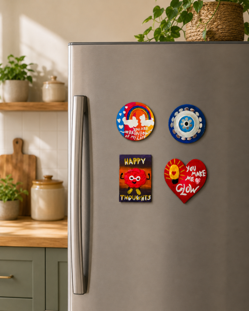 Lippan Art Fridge Magnet, handmade by Shree Art Studio