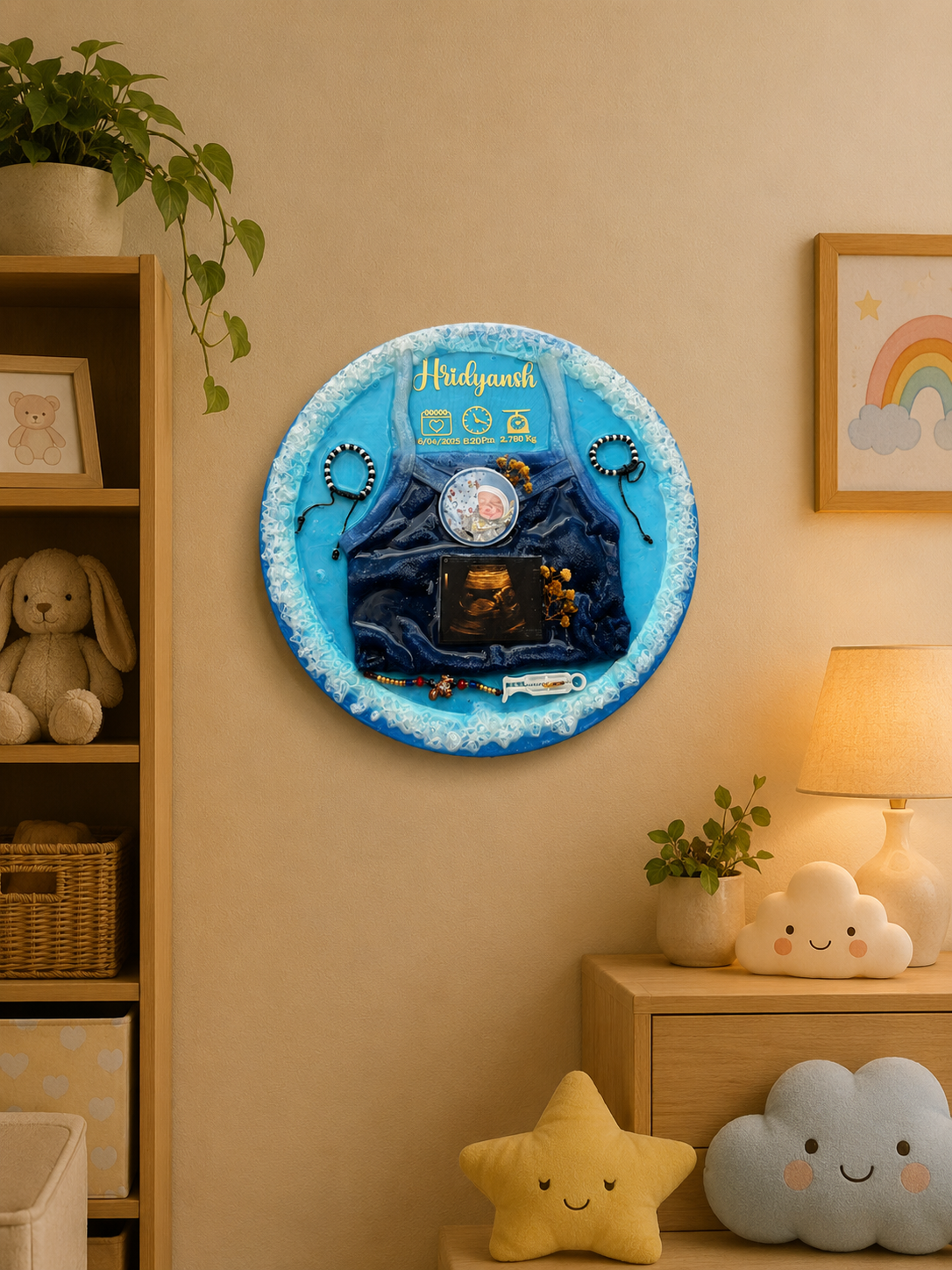 New Born Things Preserve Resin Frame, handmade by Shree Art Studio
