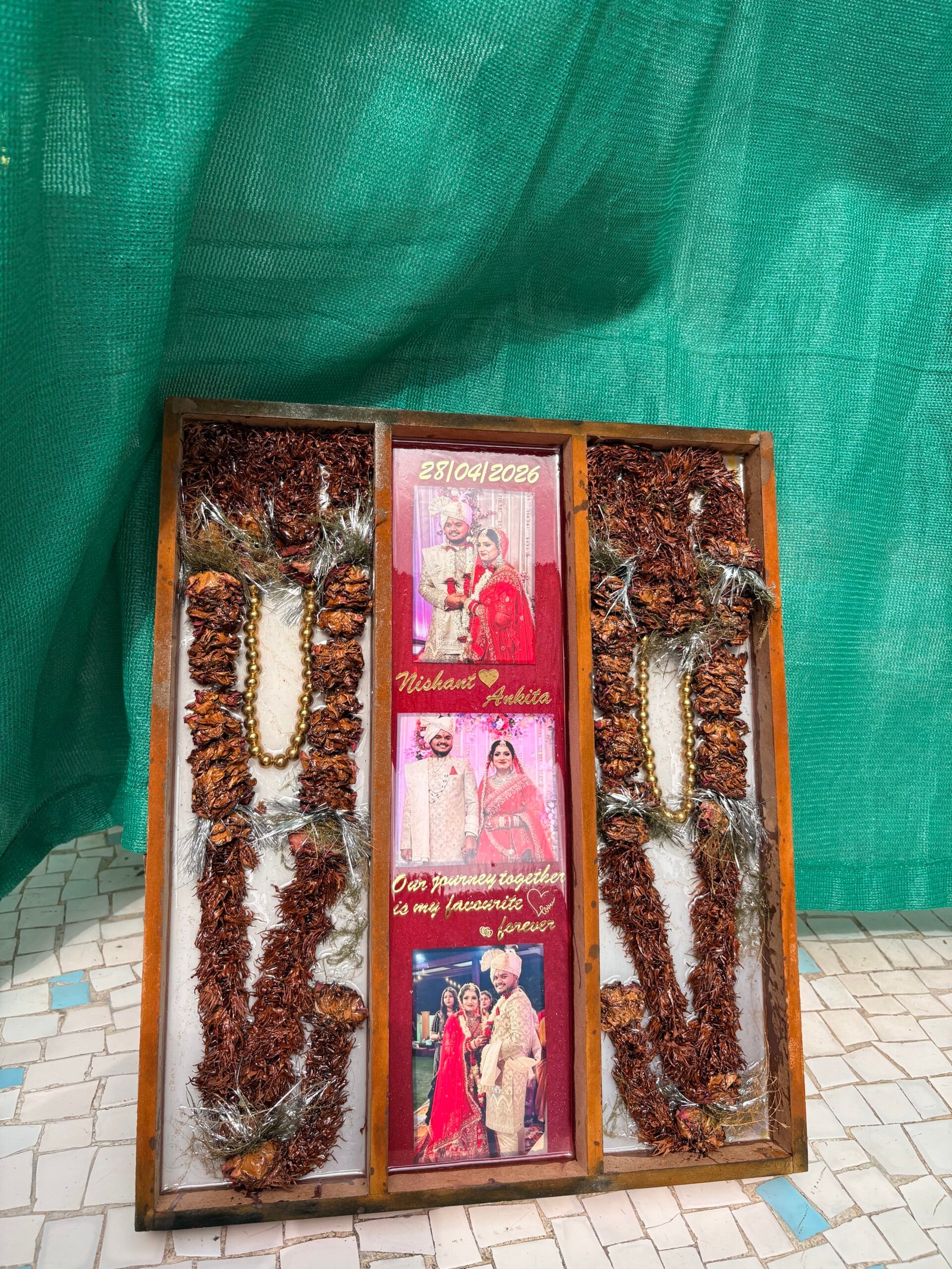 Varmala Preservation Resin Frame - Image 2